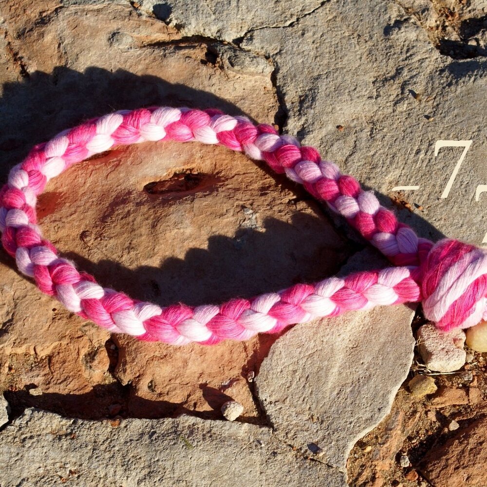 Colorful Soft Cotton Rope 4-Plait Braided Bosal for Loping/Breaking Hackamore